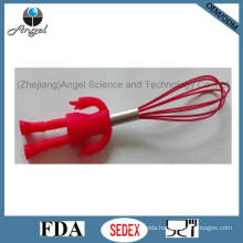 Hot Sale Silicone Egg Tool with Human Shape Handle Se04
